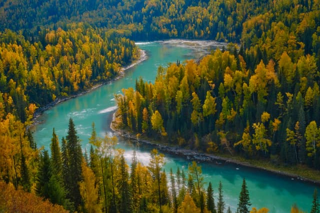 喀纳斯景区国家地质公园-🌛月亮湾